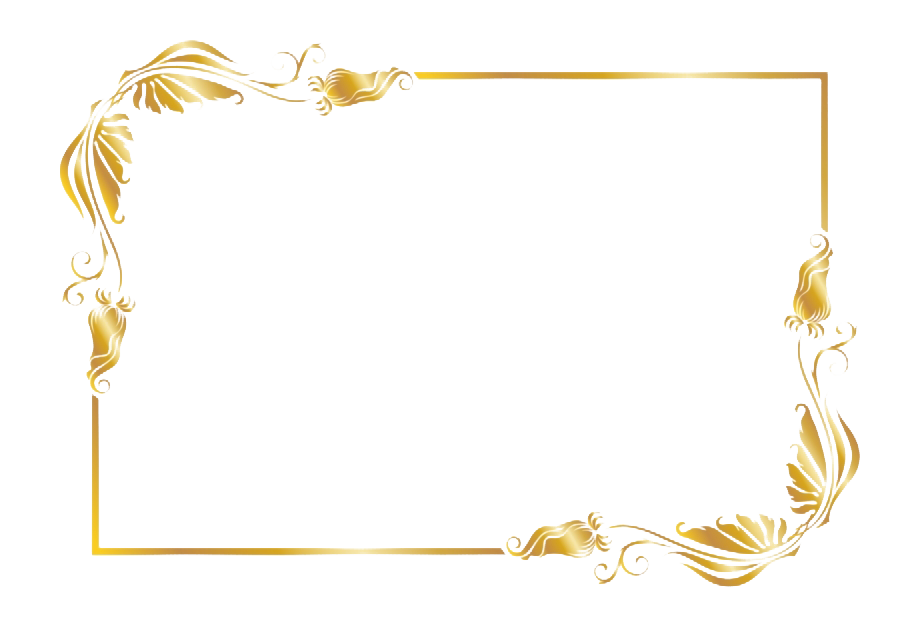 Golden Line Png File (white)