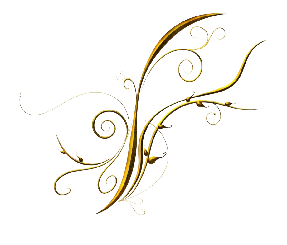 Golden Ornaments Png Photos (white)