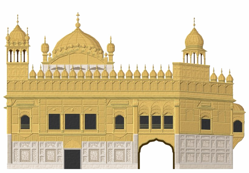 Golden Temple Png (black, salmon, white)