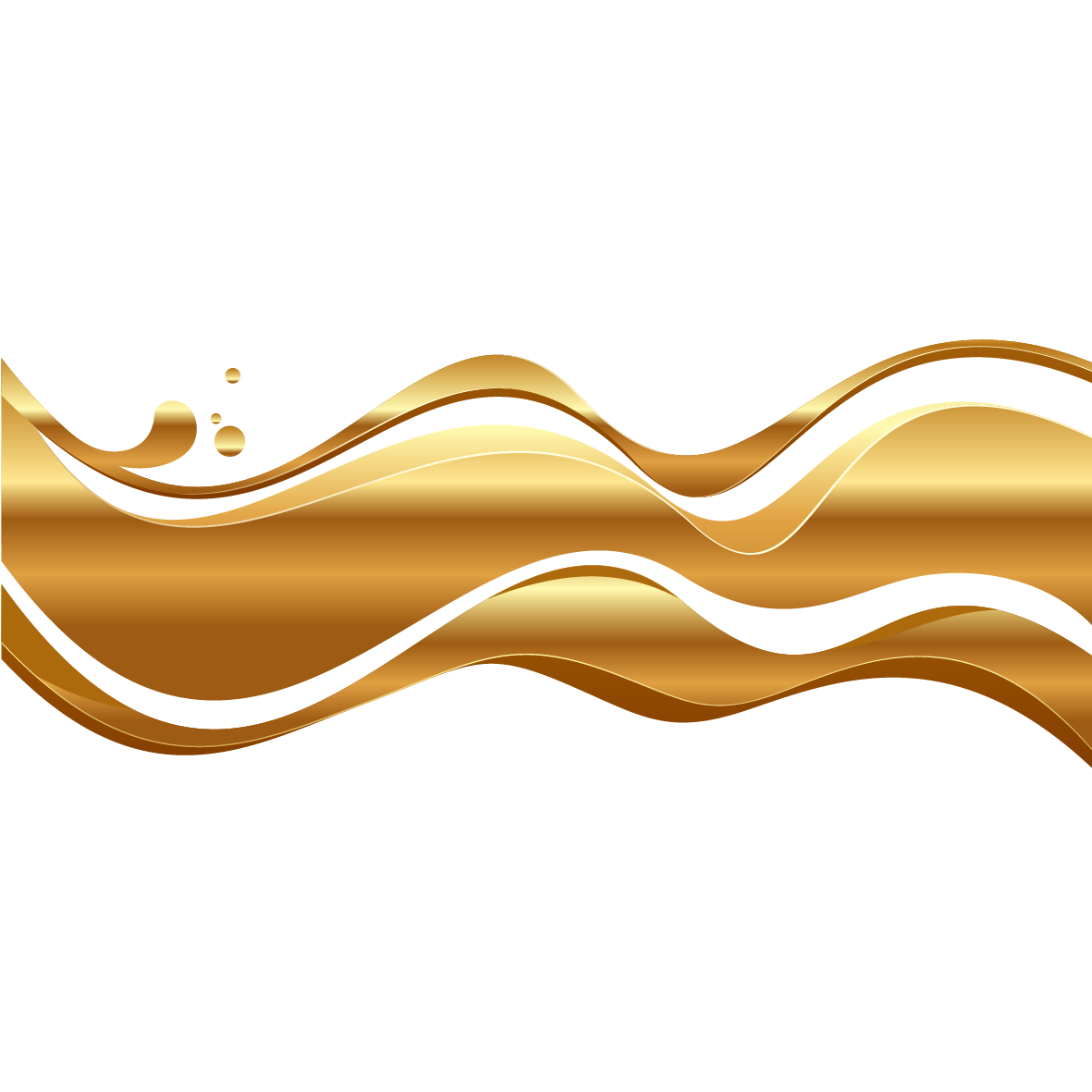 Golden Wave Png Transparent Image (salmon, olive, chocolate, white)