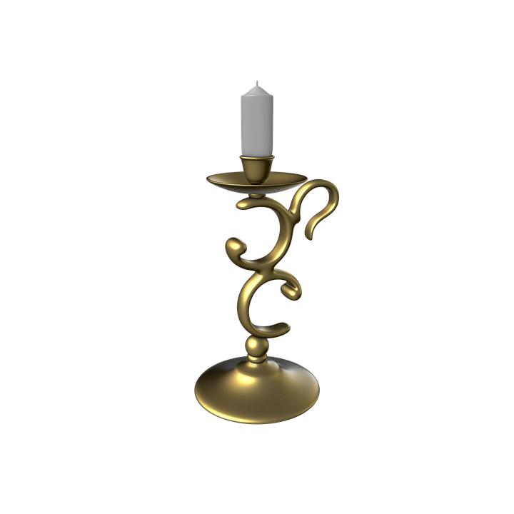 Holder Candlestick Png File (black, silver, gray, olive)