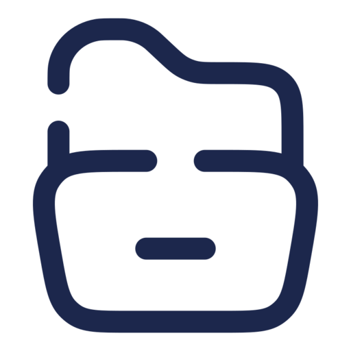 Folder Open Free Transparent Png Icon Download (navy, black)