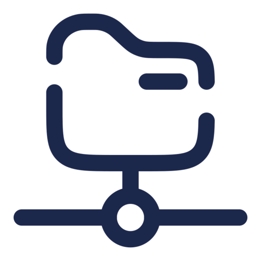 Folder Path Connect Free Transparent Png Icon Download (navy, black)