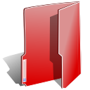 Folder Red Free Png Icon Download (red, salmon, black)