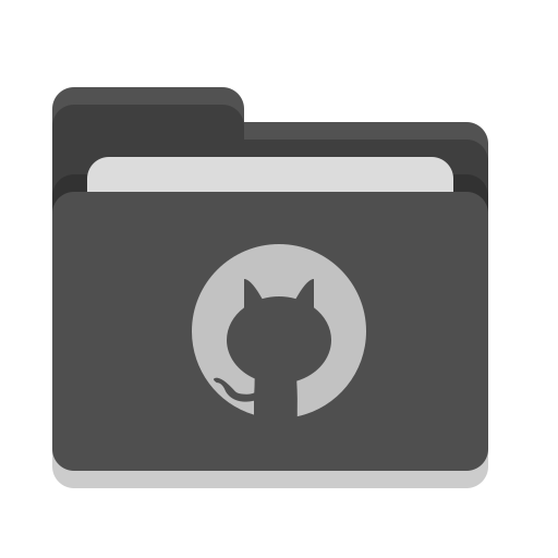 Folderblackgithub Free Nobackground Png Icon Download (silver, indigo, black, gray, lavender)