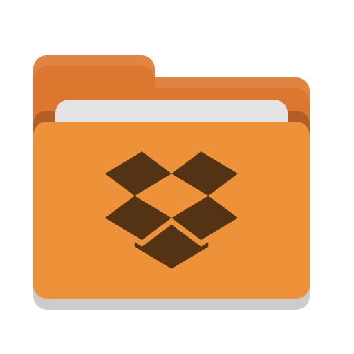 Folderorangedropbox Free Transparent Png Icon Download (salmon, maroon, black, lavender, chocolate)