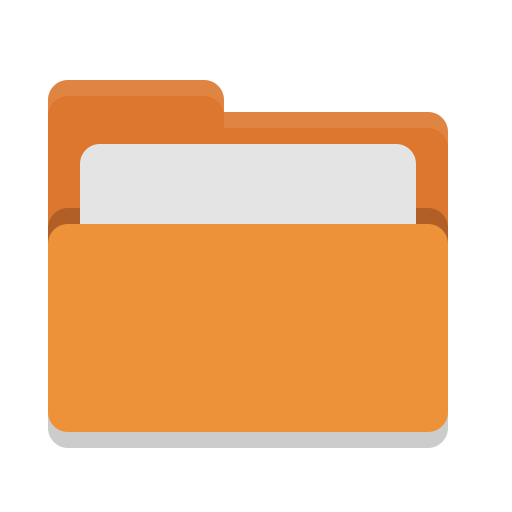 Folderorangeopen Free Transparent Png Icon Download (salmon, maroon, black, lavender, chocolate)