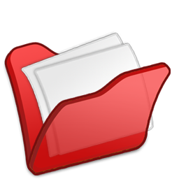 Folders Red Documents Free Png Icon Download (red, lavender, salmon, black)