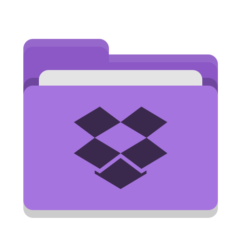 Foldervioletdropbox Free Png Icon Download (indigo, black, plum, gray, lavender)