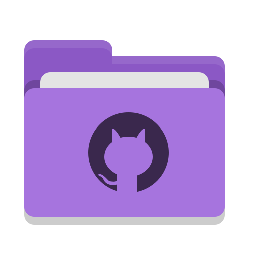 Foldervioletgithub Free Png Icon Download (indigo, black, plum, gray, lavender)