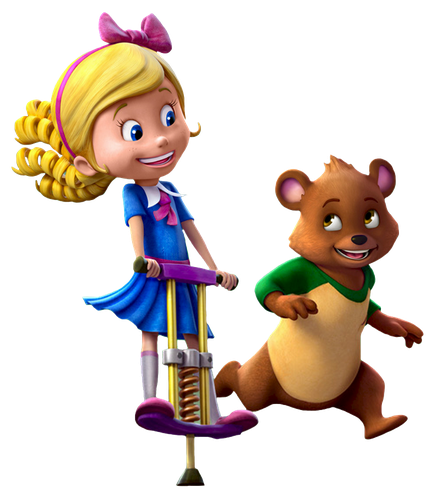 Goldie And Bear Png Image (black, gray)