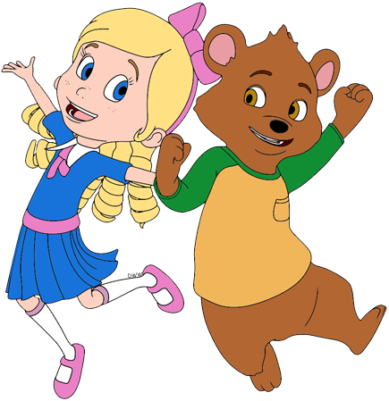 Goldie And Bear Png Pic (teal, salmon, chocolate, white, pink)