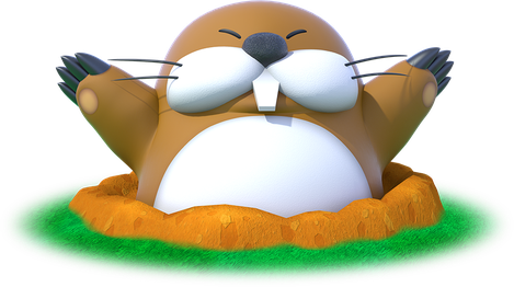 Mole Animal Png Isolated Pic (green, white, black)