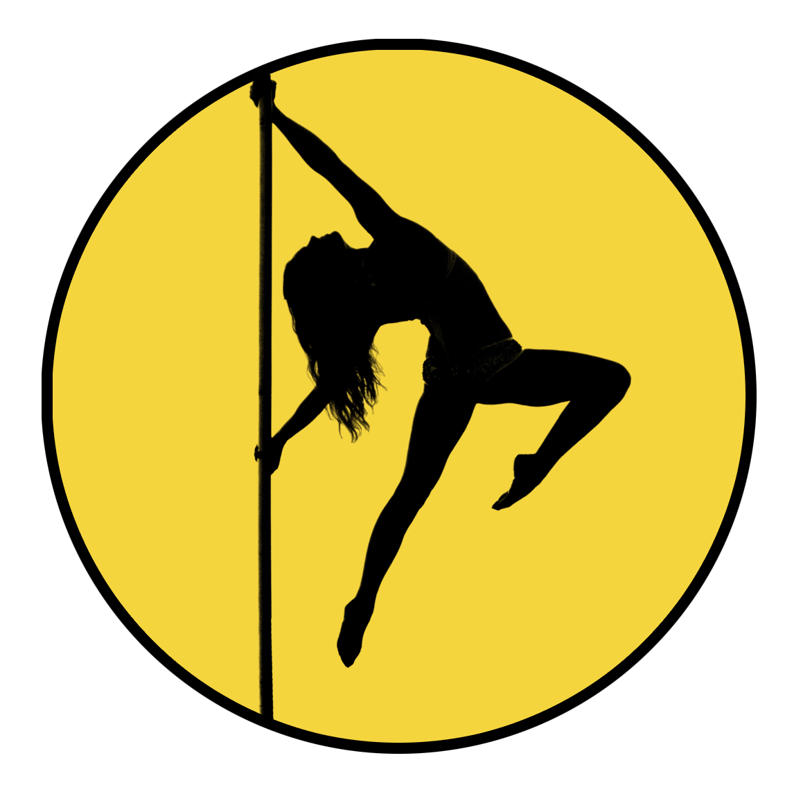 Pole Dance Art No Background (gold, black, lavender, white)