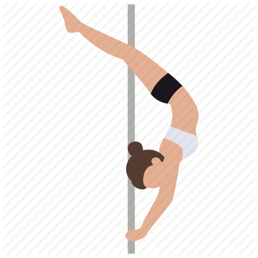 Pole Dance Art Png Photos (indigo, black)