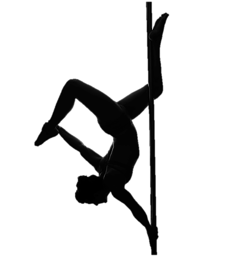 Pole Dance Fitness Png Pic (black)