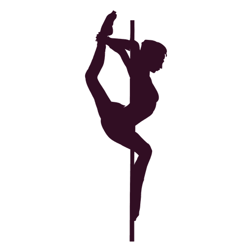 Pole Dance Png Cutout (black, gray)