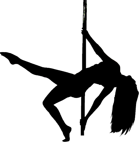 Pole Dance Png Hd Image (black)