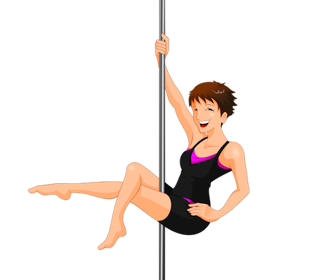 Pole Dance Png Picture (black, gray, pink)