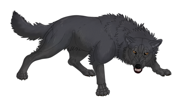 Wolf Png Hd (indigo, black)