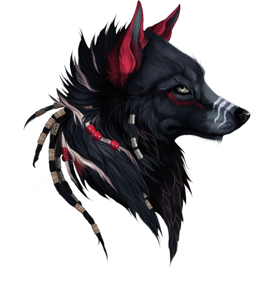 Wolf Png Isolated File (black)