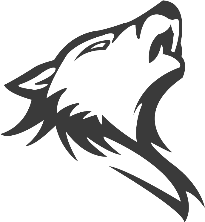 Wolf Png Pic (indigo, black, white)