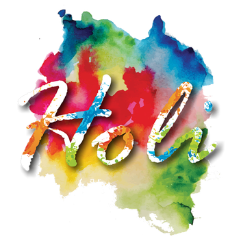 Holi Png Transparent Image (black, red, white)