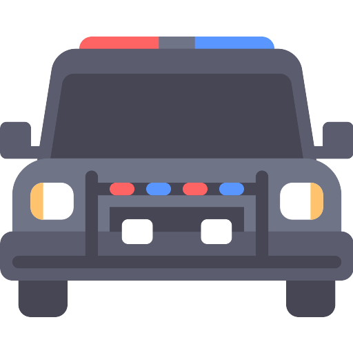 Police Car Png Clipart (indigo, black, gray, white)