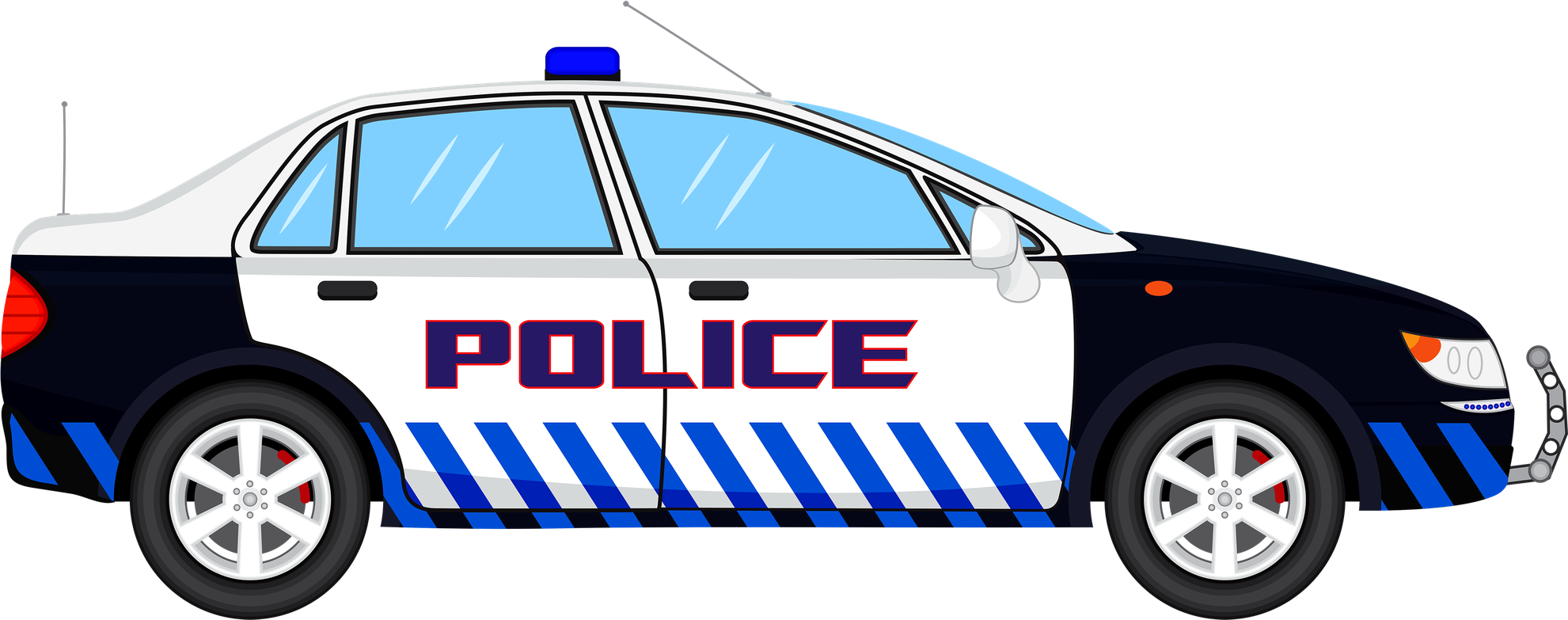 Police Car Png Hd (silver, mint, black, gray, white)