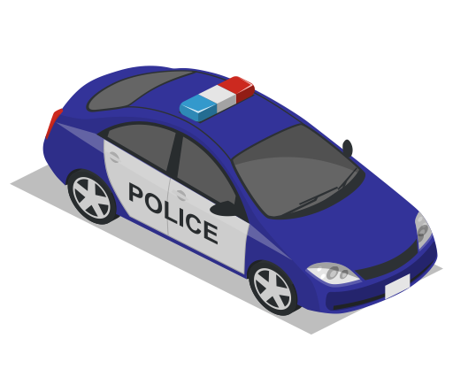 Police Car Png Image Hd (indigo, black, gray, silver)