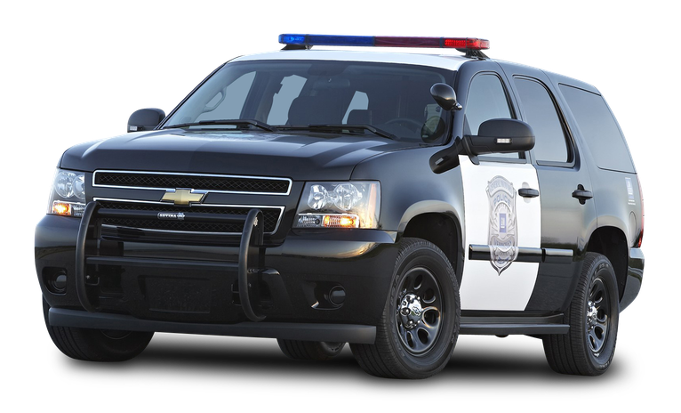 Police Car Png Transparent Image (black)