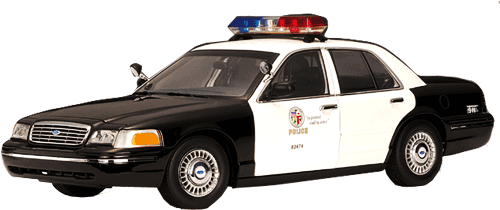 Police Car Png (black, white)