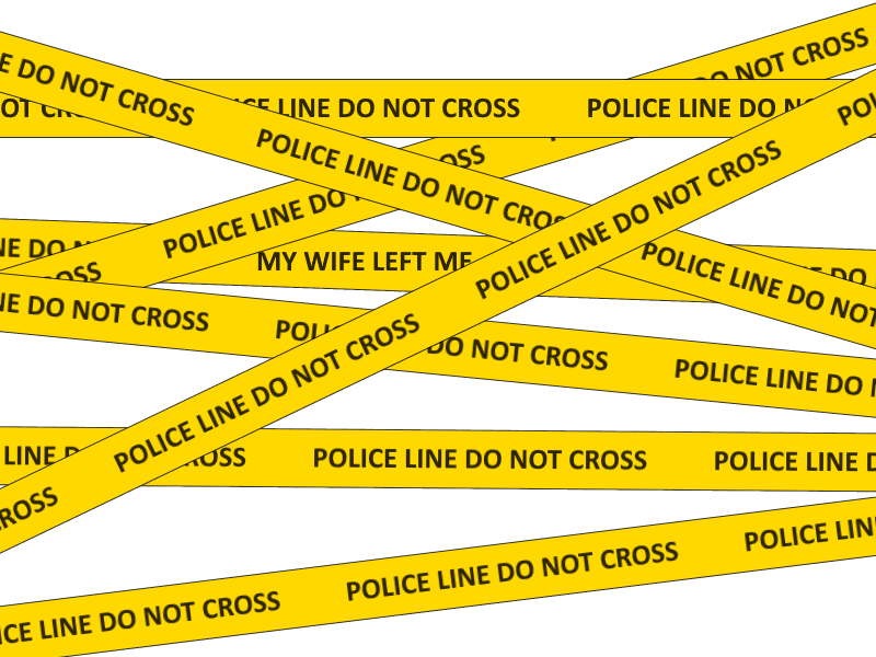 Police Tape Crime No Background (gold, beige, white)