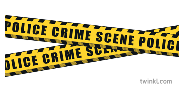 Police Tape Crime Png Picture (gold, black)