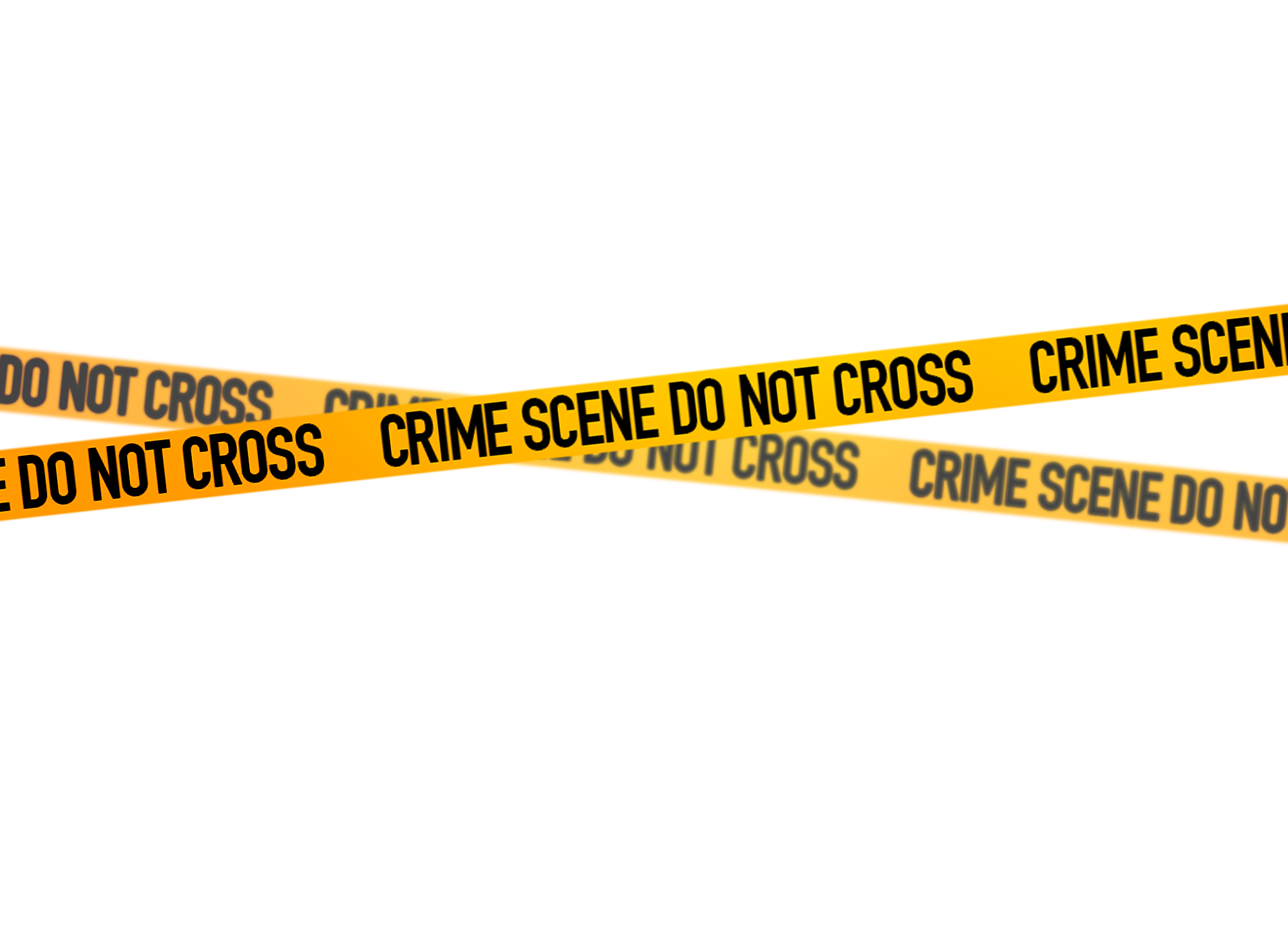 Police Tape No Background (gold, orange, gray, white, black)