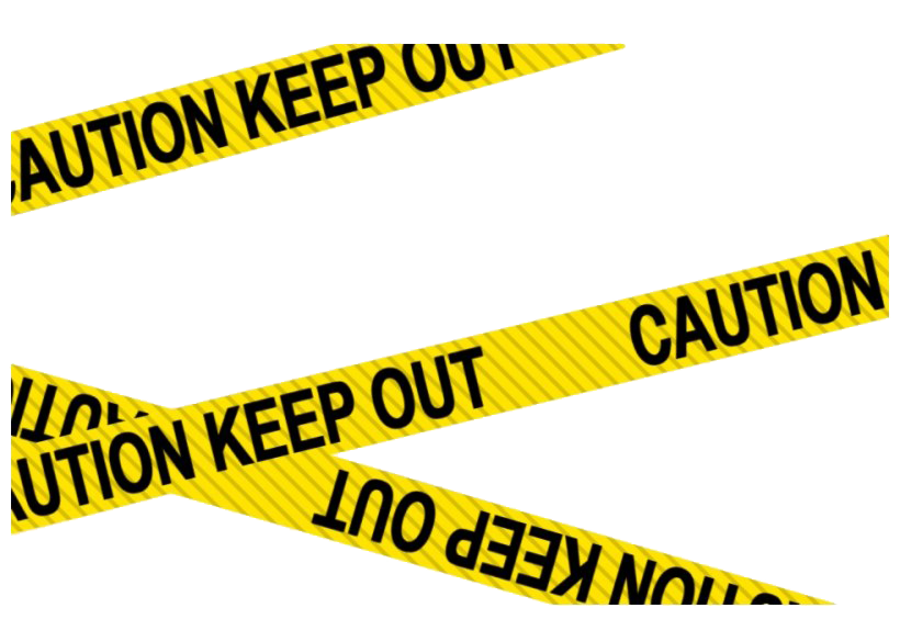 Police Tape Png Clipart (gold, black, white)