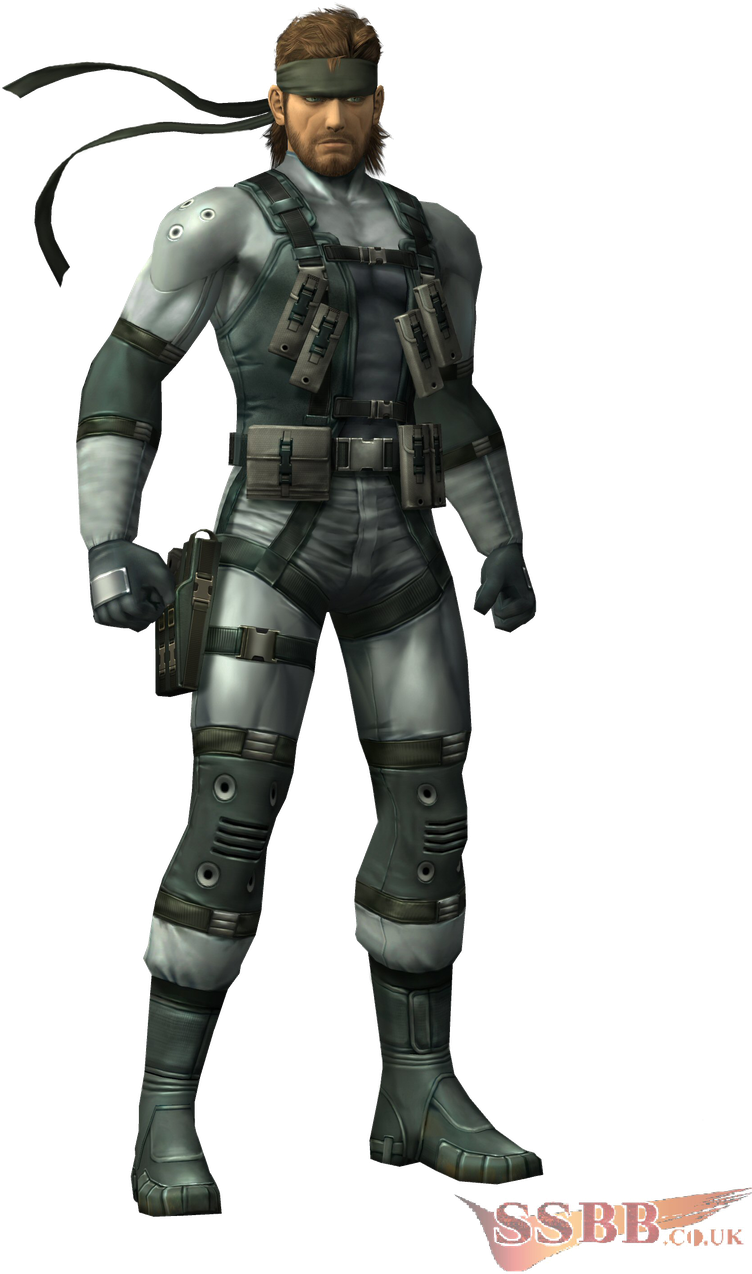 Solid Snake Png Clipart (black)