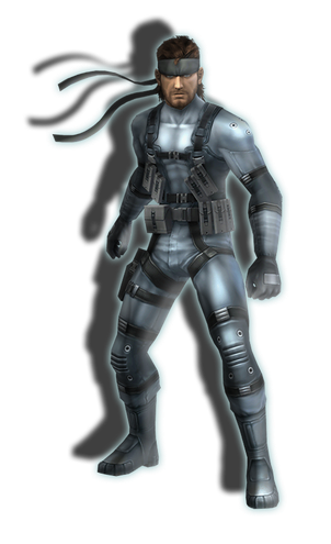 Solid Snake Png File (black, gray)