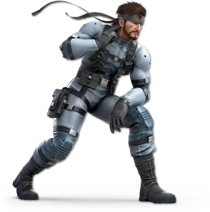 Solid Snake Png Hd (black, gray)