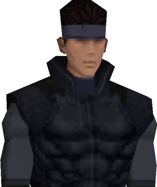 Solid Snake Transparent Png (black, indigo)