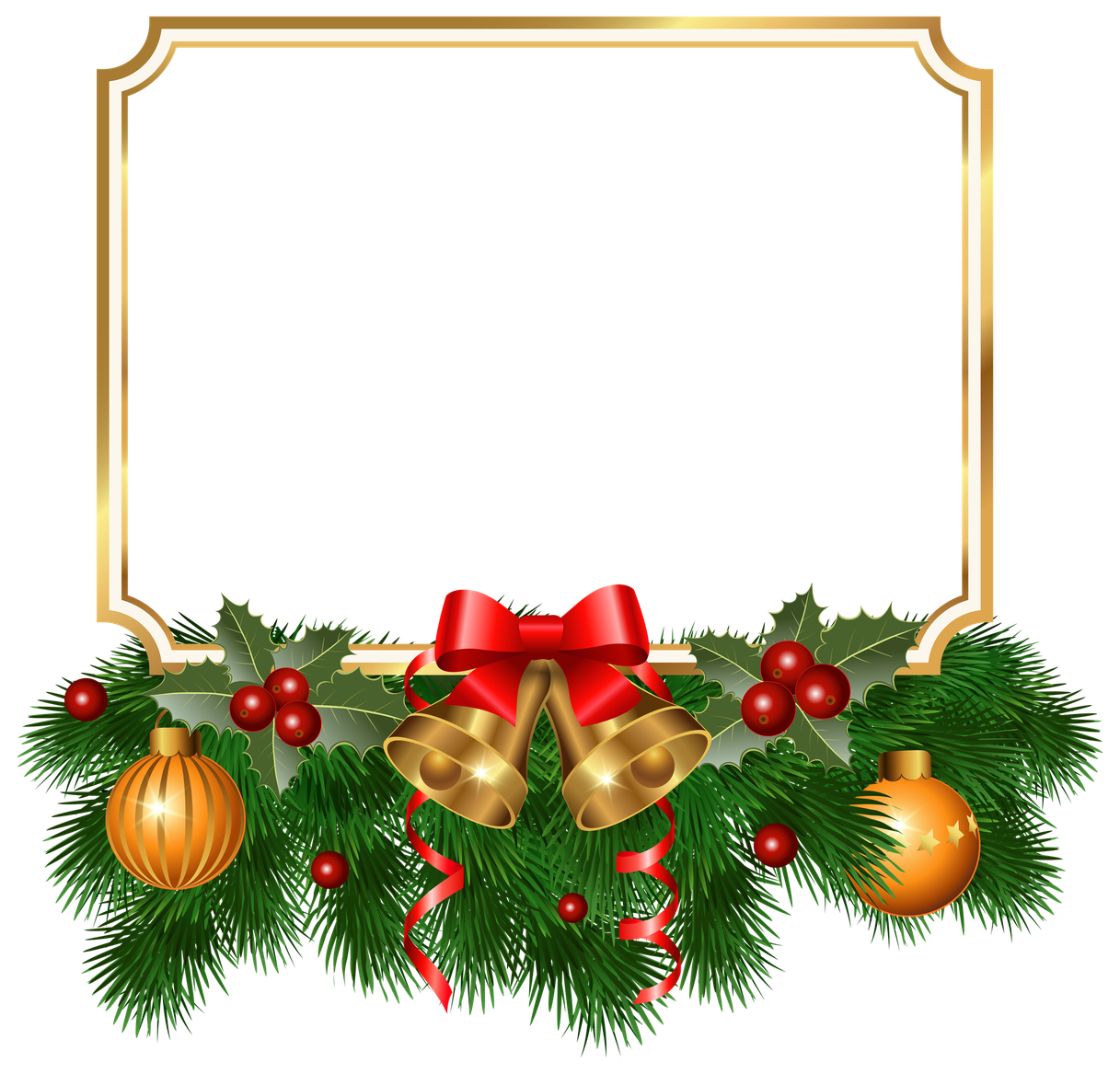 Holiday Frame Png Pic (beige, olive, black, maroon, silver)