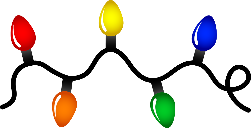 Holiday Light Download Png Image (black, orange)