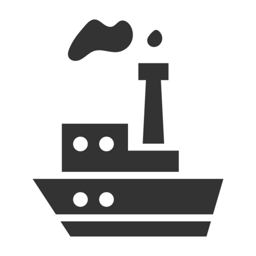 Holiday Ship Tourism Free Png Icon (black)