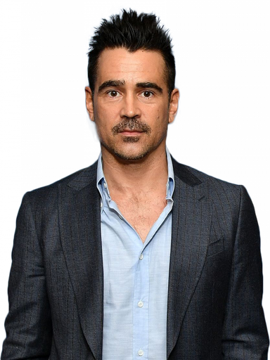 Colin Farrell Png File (black)