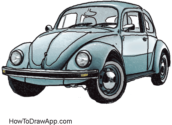 Volkswagen Beetle Png Hd (black, white)