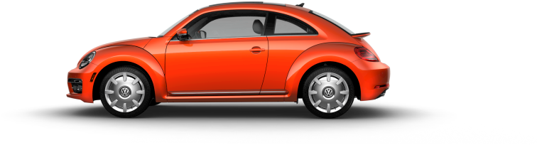 Volkswagen Beetle Png Image (black, red)