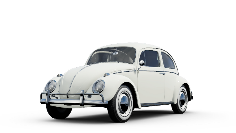 Volkswagen Beetle Png Isolated Photo (black)