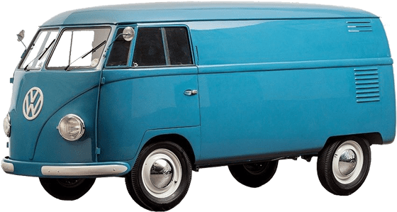 Volkswagen Bus Png Transparent (teal, black)