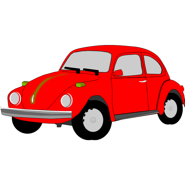 Volkswagen Fusca Png Isolated Pic (black, silver, red)