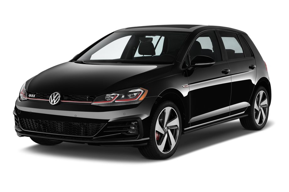 Volkswagen Golf R Png Isolated File (black)